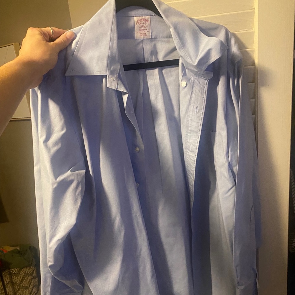 Blue Button Down - image 1